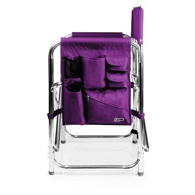 Picnic Time Sports Chair with Table and Pockets - Purple 4 Picnic Time Sports Chair with Table and Pockets - Purple - Image 2