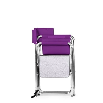 Picnic Time Sports Chair with Table and Pockets - Purple 5 Picnic Time Sports Chair with Table and Pockets - Purple - Image 3