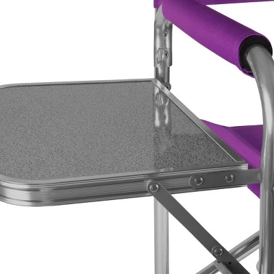 Picnic Time Sports Chair with Table and Pockets - Purple 8 Picnic Time Sports Chair with Table and Pockets - Purple - Image 6