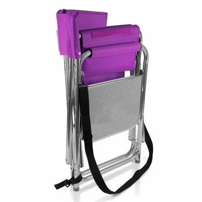 Picnic Time Sports Chair with Table and Pockets - Purple 12 Picnic Time Sports Chair with Table and Pockets - Purple - Image 10