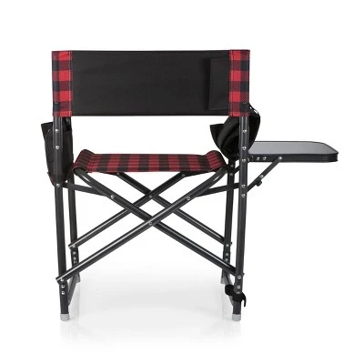Picnic Time Outdoor Directors Chair - Red/Black 4 Picnic Time Outdoor Directors Chair - Red/Black - Image 2