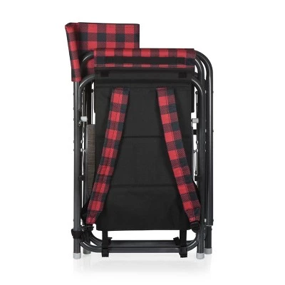Picnic Time Outdoor Directors Chair - Red/Black 8 Picnic Time Outdoor Directors Chair - Red/Black - Image 6