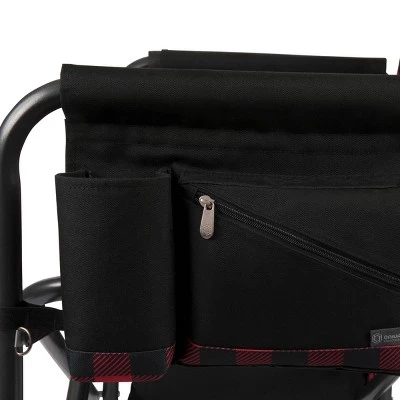 Picnic Time Outdoor Directors Chair - Red/Black 11 Picnic Time Outdoor Directors Chair - Red/Black - Image 9