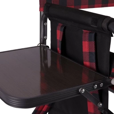 Picnic Time Outdoor Directors Chair - Red/Black 14 Picnic Time Outdoor Directors Chair - Red/Black - Image 12