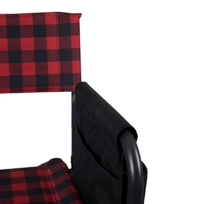 Picnic Time Outdoor Directors Chair - Red/Black 18 Picnic Time Outdoor Directors Chair - Red/Black - Image 16