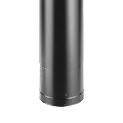 DuraVent 6DVL-46TA DVL Double Wall Telescoping Black Finishing Stove Pipe to Vent Smoke & Exhaust, 29 to 46 Inches Long x 6 Inch Diameter 4 DuraVent 6DVL-46TA DVL Double Wall Telescoping Black Finishing Stove Pipe to Vent Smoke & Exhaust, 29 to 46 Inches Long x 6 Inch Diameter - Image 2