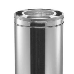 DuraVent 6DP-36 DuraPlus Galvanized Steel Triple Wall Wood Burning Stove Pipe Connector to Vent Smoke/Exhaust, 36" x 6" Diameter