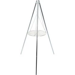 Coghlan's Tri-Pod Grill and Lantern Holder, Adjustable Height, Campfire Cookouts