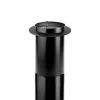 DuraVent 6DBK-TL DuraBlack Single Wall Telescoping Black Finishing Stove Pipe to Vent Smoke & Exhaust, 48 to 64 Inches Long x 6 Inch Diameter
