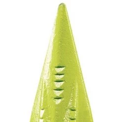 Timber Tuff TMW-19 Timber Blaster 4 Pound 3 x 17 Inch Steel Firewood and Log Splitting Wedge with Sharp Point for Easy Start to Wood Splitting, Green