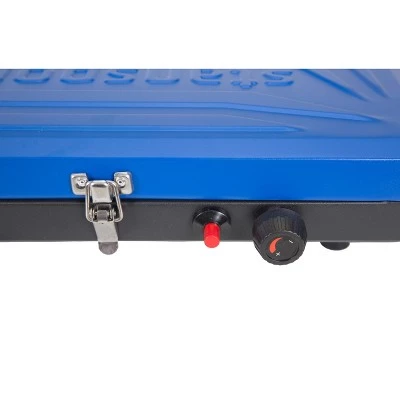 Stansport Double Burner Stove Piezo Ignition With Drip Pan Blue 14 Stansport Double Burner Stove Piezo Ignition With Drip Pan Blue - Image 12