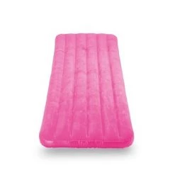 Living iQ Inflatable Jr Twin Portable Small Travel Size Kids Toddler Sleeping Air Bed Mattress, LOL Surprise Totally Rad