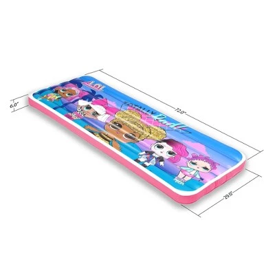 Living iQ Inflatable Jr Twin Portable Small Travel Size Kids Toddler Sleeping Air Bed Mattress, LOL Surprise Totally Rad 5 Living iQ Inflatable Jr Twin Portable Small Travel Size Kids Toddler Sleeping Air Bed Mattress, LOL Surprise Totally Rad - Image 3