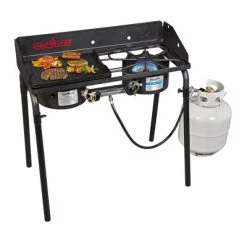 Camp Chef 2-Explorer Burner Stove with Detachable Legs - Black