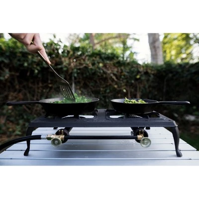 Stansport Double Burner Cast Iron Stove 7 Stansport Double Burner Cast Iron Stove - Image 5