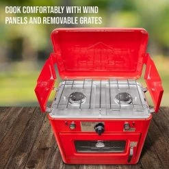 Hike Crew 2-in-1 Portable Gas Camping Oven & 2-Burner Cooktop Range w/ Carry Bag -Outlet Camping Gear Store unnamed file 3034