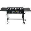 Barton Living Barton 87,000 BTU 3-Burner Outdoor Propane Grill Camp Stove Side Table W/ Wheel (4) Hook Utensil Holder, Black 1 Barton Living Barton 87,000 BTU 3-Burner Outdoor Propane Grill Camp Stove Side Table W/ Wheel (4) Hook Utensil Holder, Black -Outlet Camping Gear Store unnamed file 3119