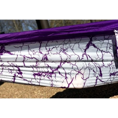 Equip 1 Person Travel Hammock - Purple Lightning 7 Equip 1 Person Travel Hammock - Purple Lightning - Image 5