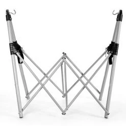 Costway Portable Folding Hammock Lounge Camping Bed Steel Frame Stand W/Carry Bag Blue -Outlet Camping Gear Store unnamed file 3464