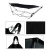 Hastings Home Portable Folding Hammock with Stand – 94" x 31", Black -Outlet Camping Gear Store unnamed file 3466