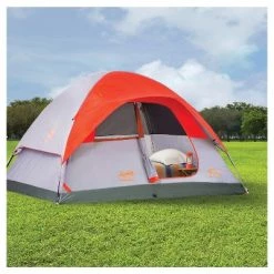 Coleman Flatwoods II 6-Person Dome Tent - Gray/Red -Outlet Camping Gear Store unnamed file 3496