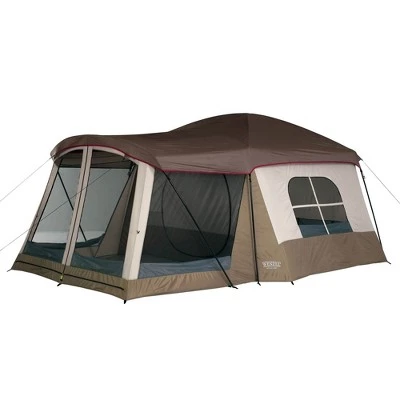 Wenzel Klondike 8-Person Large Outdoor Camping Tent w/Screen Room 8 Wenzel Klondike 8-Person Large Outdoor Camping Tent w/Screen Room - Image 6