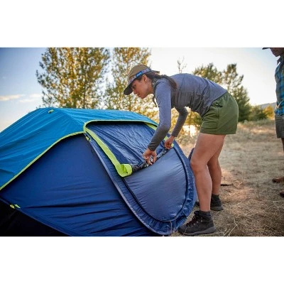 Coleman Pop Up 4 Person Dark Room Camping Tent 6 Coleman Pop Up 4 Person Dark Room Camping Tent - Image 4