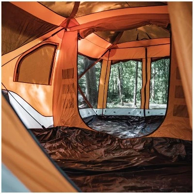 Gazelle T4 Plus Extra Large 4 to 8 Person Portable Pop Up Outdoor Shelter Camping Hub Tent with Extended Screened In Sun Room, Orange 6 Gazelle T4 Plus Extra Large 4 to 8 Person Portable Pop Up Outdoor Shelter Camping Hub Tent with Extended Screened In Sun Room, Orange - Image 4