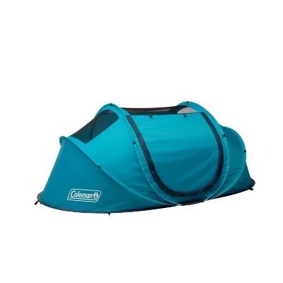 Coleman Pop Up 2 Person Scuba Camping Tent - Blue 3 Coleman Pop Up 2 Person Scuba Camping Tent - Blue