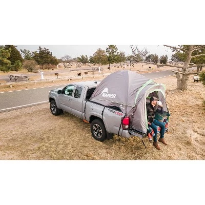 Napier 19 Series Backroadz Full Size Long Bed Truck Tent with Weather Protection and Storm Flaps for Camping in Spring, Summer, and Fall, Gray/Green 5 Napier 19 Series Backroadz Full Size Long Bed Truck Tent with Weather Protection and Storm Flaps for Camping in Spring, Summer, and Fall, Gray/Green - Image 3