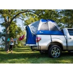 Napier Sportz Vehicle Specific Compact Short Truck Bed Portable 2 Person Outdoor Camping Tent with Optional 4 x 4 Foot Sun Awning, Blue -Outlet Camping Gear Store unnamed file 3741