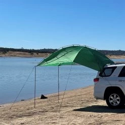Kamp-Rite KAMPAWN319 SUV Sport Multi Use Outdoor Shade Shelter Tent Camping Awning w/ 3 Poles, 2 Legs, & Carry Bag, Jolly Green -Outlet Camping Gear Store unnamed file 3746