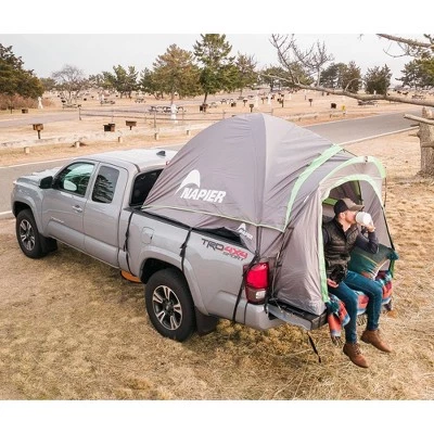 Napier 19 Series Backroadz Vehicle Specific Compact/Short Truck Bed Portable 2 Person Outdoor Camping Tent with Convenient Carry Bag, Gray/Green 5 Napier 19 Series Backroadz Vehicle Specific Compact/Short Truck Bed Portable 2 Person Outdoor Camping Tent with Convenient Carry Bag, Gray/Green - Image 3
