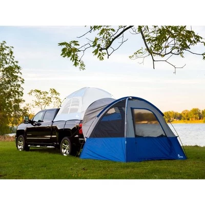 Napier Sportz Link Portable 4 Person Truck Bed Attachment Outdoor Camping Tent with Convenient Carry Bag, Blue (Trunk Tent Not Included) 3 Napier Sportz Link Portable 4 Person Truck Bed Attachment Outdoor Camping Tent with Convenient Carry Bag, Blue (Trunk Tent Not Included)