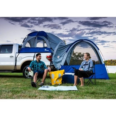 Napier Sportz Link Portable 4 Person Truck Bed Attachment Outdoor Camping Tent with Convenient Carry Bag, Blue (Trunk Tent Not Included) 4 Napier Sportz Link Portable 4 Person Truck Bed Attachment Outdoor Camping Tent with Convenient Carry Bag, Blue (Trunk Tent Not Included) - Image 2