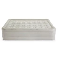 Insta-Bed 18 Inch Queen Sized Inflatable Airbed Mattress with Internal AC Pump