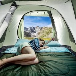 Costway 4-6 Person Camping Tent Waterproof Family Large Double-Layer Tents w/Front Porch