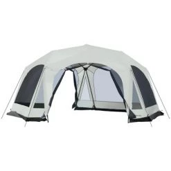 Outsunny 20 Person Extra Large Screen Tent, 2 Doors for Multiple-Person Exit, Huge Tent Screen House, Breathable Outdoor Canopy Tent, Dome, 17.9' x 16.7', Cream 9 Outsunny 20 Person Extra Large Screen Tent, 2 Doors for Multiple-Person Exit, Huge Tent Screen House, Breathable Outdoor Canopy Tent, Dome, 17.9' x 16.7', Cream -Outlet Camping Gear Store unnamed file 3952