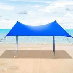 Costway Family Beach Tent Canopy w/ 4 Poles Sandbag Anchors 7'x7' UPF50+ Blue 10 Costway Family Beach Tent Canopy w/ 4 Poles Sandbag Anchors 7'x7' UPF50+ Blue -Outlet Camping Gear Store unnamed file 3969