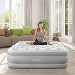 Beautyrest Skyrise 16" Air Mattress with External Pump 1-Touch Comfort Control - Full size -Outlet Camping Gear Store unnamed file 399