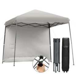 Costway 10ft X 10ft Pop Up Tent Slant Leg Canopy W/ Roll-up Side Wall -Outlet Camping Gear Store unnamed file 4013