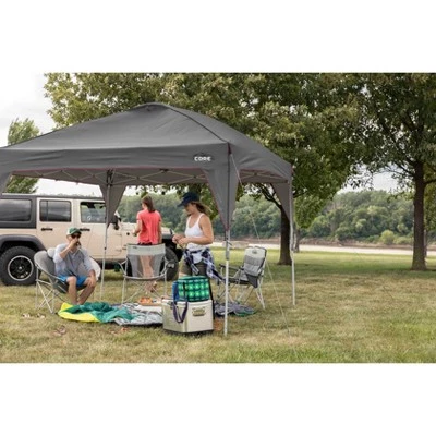 Core Equipment CORE Instant Canopy 10 x 10 Foot Outdoor Pop Up Shade Canopy Shelter Tent, Gray 6 Core Equipment CORE Instant Canopy 10 x 10 Foot Outdoor Pop Up Shade Canopy Shelter Tent, Gray - Image 4
