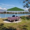 Z-Shade 10 x 10 Foot Angled Leg Instant Shade Outdoor Canopy Tent Portable Gazebo Shelter for Camping or Backyard Grilling, Green 2 Z-Shade 10 x 10 Foot Angled Leg Instant Shade Outdoor Canopy Tent Portable Gazebo Shelter for Camping or Backyard Grilling, Green -Outlet Camping Gear Store unnamed file 4052