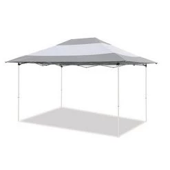 Z-Shade 14 x 10 Foot Instant Canopy Outdoor Patio Shelter, Grey & White (2 Pack)