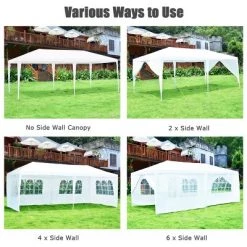 Costway 10'x20' Canopy Tent Heavy Duty Wedding Party Tent 6 Sidewalls W/Carry Bag 16 Costway 10'x20' Canopy Tent Heavy Duty Wedding Party Tent 6 Sidewalls W/Carry Bag -Outlet Camping Gear Store unnamed file 4125