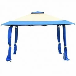 Costway 13'x13' Gazebo Canopy Shelter Awning Tent Patio Garden Outdoor Companion Blue -Outlet Camping Gear Store unnamed file 4151