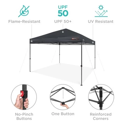 Best Choice Products 10x10ft Easy Setup Pop Up Canopy Instant Portable Tent w/ 1-Button Push, Wheeled Carry Case 5 Best Choice Products 10x10ft Easy Setup Pop Up Canopy Instant Portable Tent w/ 1-Button Push, Wheeled Carry Case - Image 3