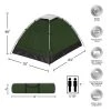 Leisure Sports Lightweight, Water-Resistant 2-Person Dome Tent With Removable Rain Fly and Carry Bag - Green 2 Leisure Sports Lightweight, Water-Resistant 2-Person Dome Tent With Removable Rain Fly and Carry Bag - Green -Outlet Camping Gear Store unnamed file 420