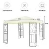 Costway 10'x10' Patio Gazebo Canopy Tent Steel Frame Shelter Patio Party Awning 1 Costway 10'x10' Patio Gazebo Canopy Tent Steel Frame Shelter Patio Party Awning -Outlet Camping Gear Store unnamed file 4281