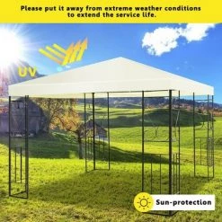 Costway 10'x10' Patio Gazebo Canopy Tent Steel Frame Shelter Patio Party Awning -Outlet Camping Gear Store unnamed file 4285